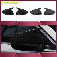 Rearview Side Mirror Cover Wing Cap Sticker Exterior Case Trim Carbon For Peugeot 208 2020-2023 Peugeot 308 2014-2020 508 2008