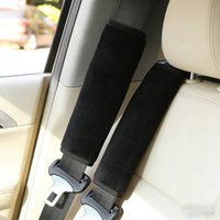 2Pcs Soft Plush Car Seat Belt Covers Universal Safety Belt Shoulder Pads Protector Comfortable Driving Cushion