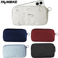 YKYWBIKE Cycling Wallet Waterproof with YKK Zipper Bicycle Bag Rainproof Phone Bag Cycling Jersey Bag Handbag Wallet