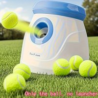 Rubber Tennis Dog Chew Toy High Elastic Striped Battery Free for Small Dogs Outdoor Play