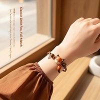 1/3/5Pcs Creative Animal-Shaped Handmade Cord Cute Little Fox Weaving Bracelet Unique Additions For Women's Daily Parties Gift