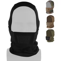 Tactical Balaclava Headwear Breathable Mesh Full Face Headgear Mask Cover Gears for Hunting Paintball Airsoft Outdoor Activities