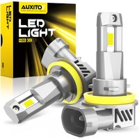 AUXITO 2Pcs H11 Turbo LED Canbus H8 HB3 9005 LED Headlight Bulbs No Error Super Bright White 20000LM Car Head Lamp M3S Series