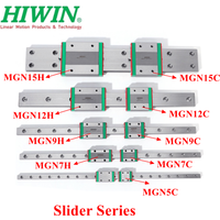 HIWIN Original Miniature Linear Guide Rail Slide Block MGN5C MGN7C MGN7H MGN9C MGN9H MGN12C MGN12H MGN15C MGN15H for Precision
