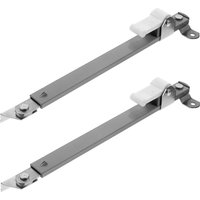 2pcs Window Latch Aluminum Window Support Limiter For RV, Windproof Support Rods Adjustable For Camper RV Window Latch