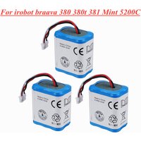Original 7.2V 3000mAh 2500mAh Battery for iRobot Roomba Braava 380 380T Mint 5200 5200B 5200c Ni-MH 7.2v Rechargeable battery