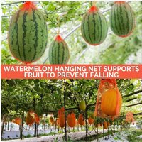 100 One Watermelon Net-Durable Melon Hammock, Suitable for Garden, Reusable Net Pocket, Suitable for Melon, Ideal Stand Support.