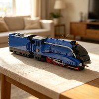 765 Parts MOC Narrow Gauge Classic Steam Locomotive Model Building Block Custom Puzzle Technical DIY Creative Assembly Toy Gifts