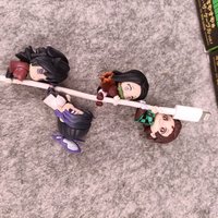 Demon Slayer Kimetsu Sleepy Blind Box Toys Mobile Data Cable Protector Cup Rim Hanging Doll Toys Kids Gifts