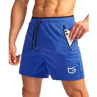 Men's Soild Color Swim Shorts Summer Casual Beach Board Shorts for Men Quick Dry Running Fitness Gym Shorts Zipper Pocket