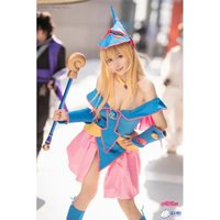 ★Halloween Yu-gi-oh dark magician girl with hat for Woman cosplay costume♥ All corners of the country
