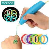 5M 6 Colors 3D Pen Noctilucent Fluorescence Luminous PLA Filament 1.75mm Glow In The Dark Plastic 3D Printing Pen Materials