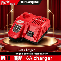 Milwaukee M18 Fast Charger For Milwaukee 18V High Capacity Battery Fast Charge,For Impact Wrenches&Angle Grinders Heavy Duty Use