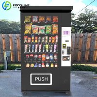 Customized Outdoor Vending Machine Smart Vending Machine for Drinks and Snacks Cashless Banknote Vending Machine
