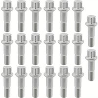 Wheel Lug Bolt Nut Set of 20 fit for Mercedes W220 W204 W164 W251 M14-1.50 Wheel Lug Bolt 0009905307