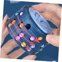 3D Tyre Cube Gravity Maze - Fidget Toy for Anxiety Relief, Puzzle Ball Game for Kids 3+ & Adults, Fun Challenging Brain Teaser