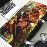 anime KonoSuba Megumin teclado mousepad In Stocked Laptop Gaming Mice mouse pad Size for large Edge Locking Game Keyboard Pad