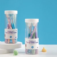 8 CHILDREN'S Bucket Soft Bristle Toothbrushes, Non Slip Handle, Ultra Dense Soft Bristle Toothbrushes, Ages 2 to 8