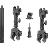 AliExpress Double Head Strong Clamp Action Camera Mount Quick Release Adjustable Lightweight Design for Cycling Hiking K1KF