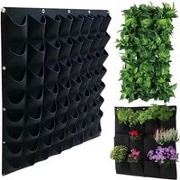 Vertical Garden Planter, Wall-Mounted Bag for Balcony/Patio. Grow herbs & vegetables indoors/outdoors Space-saving Planter Bag