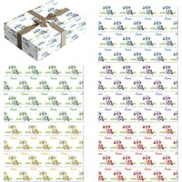 2/6pcs Custom Name and Number Football-Themed Wrapping Paper Perfect for Birthday Holidays and All Kinds of Parties Sports Event