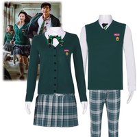 Kostium Cosplay z serialu All of Us Are Dead, mundurek szkolny JK, teraz nasza szkoła to sweter do cosplayu, strój do odgrywania ról, kostium na Halloween dla dorosłych.