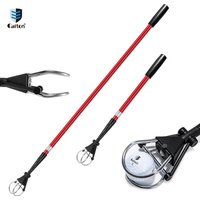 Caiton Golf Ball Retriever, Telescopic Aluminum Shaft, Lightweight and Durable, Easily Retrieve Balls, Save Time and Enjoy Golf