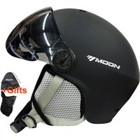 MOON Skiing Helmet Goggles PC+EPS High-Quality Ski Helmet For Outdoor Sports Skateboard Helmet Ski Equipment for Adult Men Women