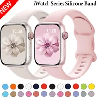 Sport Silicone Strap For Apple Watch 11 10 9 8 7 46mm 42mm 45mm 41mm Ultra 49mm Bracelet Wristband iWatch 6 5 4 SE 44mm40mm Belt