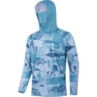 Fishing Shirt Hooded Men Clothes Outdoor Summer Mask Hoodie Sun Uv Protection Performance Jersey