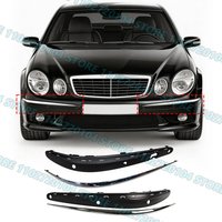 for Mercedes-Benz 2003-2006 W211 E320 E350 No paint Front Bumper Cover Chrome Trim 2118800512 2118800612 2118800912 2118801012