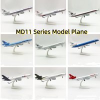 20cm MD11 Series Aircraft Model Gift Mcdonnell Douglas Airlines Md-11 Diecast Jet Airplane Model Toys Collectible Plane Toy Gift