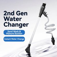 Mini Aquarium Cleaner Siphon Water Changer Gravel Sand Cleaner Fish Waste Remover Tool for Small Tank Maintenance