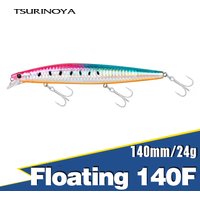 TSURINOYA 140F Ultra-long Casting Floating Minnow STINGER 140mm 24g Artificial Large Hard Bait Sea Fishing Lure