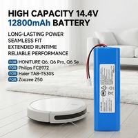 14.4V Replacement Battery For HONITURE Q6 Q6 Pro Q6 Se Philips FC8972 Haier TAB-T530S Zoozee Z50 Robot Vacuum Cleaner Parts