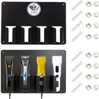 4-Karten-Slots, elektrisches Clipper-Aufbewahrungsregal, Kunststoff, langlebig, Schönheitssalon, Heimgebrauch, Dauerwelle, Friseurhalter, Friseurwerkzeuge