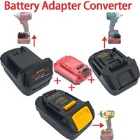 For Craftsman V20 20V Lithium Batteries for Dewalt/Makita/Milwaukee 18/20V MAX XR Power Tools MAN20DL MAN20MT MAN20ML Adapter