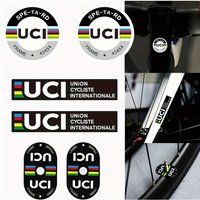 AliExpress NONE 6Pcs/sheet UCI road bicycle sticker valve ring sticker/bicycle sticker waterproof sunscreen resistant bicycle decoration sticker