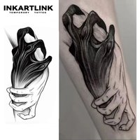 Devil Bringer Temporary Tattoo,Lasts To 15 Days New Technology Magic Waterproof Semi Permanent Sticker.
