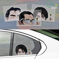 Car Vinyl Sticker for Fujiwara Tofu Store Topo Wentai Peeker Eyes Decal Initial D Drift Tape