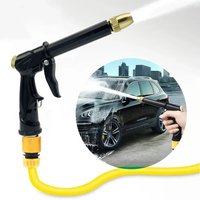 ABS Aluminum Alloy High Pressure Water Gun, Adjustable Nozzle for Car Washing & Garden Cleaning,Car Washing & Pet Cleaning Tools