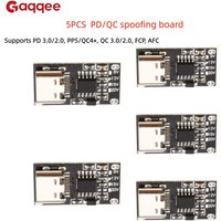 5PCS USB Boost Module PD/QC Emulator Board Type-C Interface Supports PD 3.0/2.0, PPS/QC4+, QC 3.0/2.0, FCP, AFC