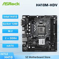 ASRock H410M-HDV Intel H410 LGA 1200 Motherboard DDR4 2933MHz Micro ATX Support I3-10105 I7-10700 I5-10400F I3-10100 CPU