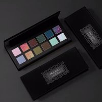 HUAAXU 12 Color Eyeshadow Pearl Shimmer Matte Chameleon Eye Shadow Palette Golden Brown Blue Eye Makeup