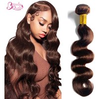 #4 Dark Brown Body Wave Bundles 1/3PCS Human Hair Bundles 16-30 Inch Remy Hair Extension For Women Brazilian Double Weft Bundle
