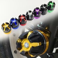 1Pair Multi Color Aluminum Front Fork Anti Drop Cup With Plastic Core Universal Motorcycle E Scooter Front Shock Mod Decor Parts