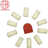 10/20/30/50Pcs Cylinder Shape Table Tennis Glue Sponge 3x1.5cm with Clip, Water Based Glue Applicator Kit for DIY Rackets