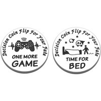 Funny Decision Gifts Stocking Stuffers for Gamers Sons Teens Boys Girls Decision Maker Coin for Game Lover Fan Gaming