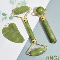 2026 Natural Jade Roller Face GuaSha Natural Stone Body Neck Massager Acupoint Eye Care Spa Massage Tools Massage Visage Lifting