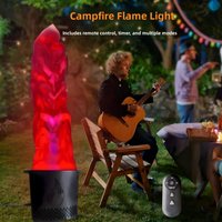 Large Flame Atmosphere Lamp Electronic Simulation Fire Pit Party Festival Celebration Stage Activity Props Light
